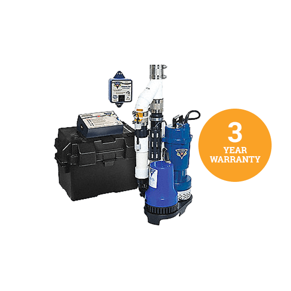 Glentronics PS-C22 Pro Series Combination Sump Pump System