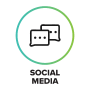 GSM Labelled Icons Social Media