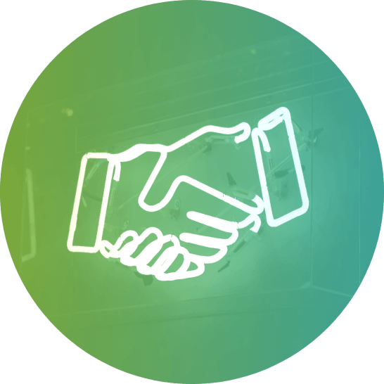 Handshake Icon | Marketing Support | Greenbaum Stiers Strategic Marketing Group