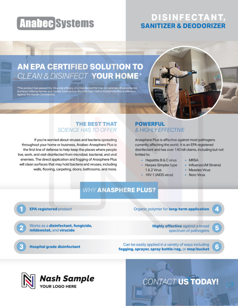 Anasphere Sales Sheet image