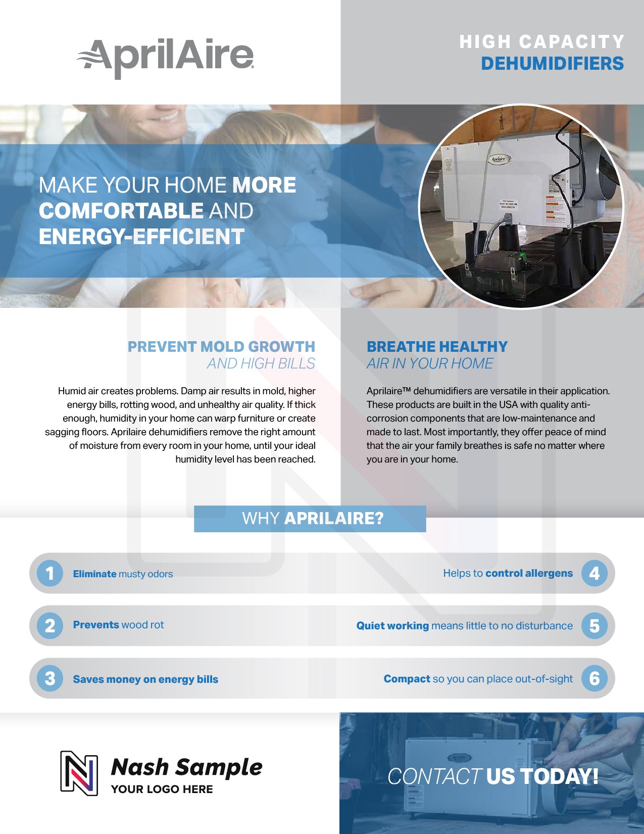 AprilAire Sales Sheet