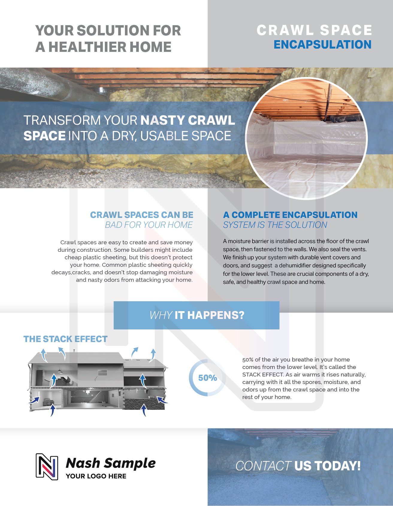 Crawl Space Sales Sheet