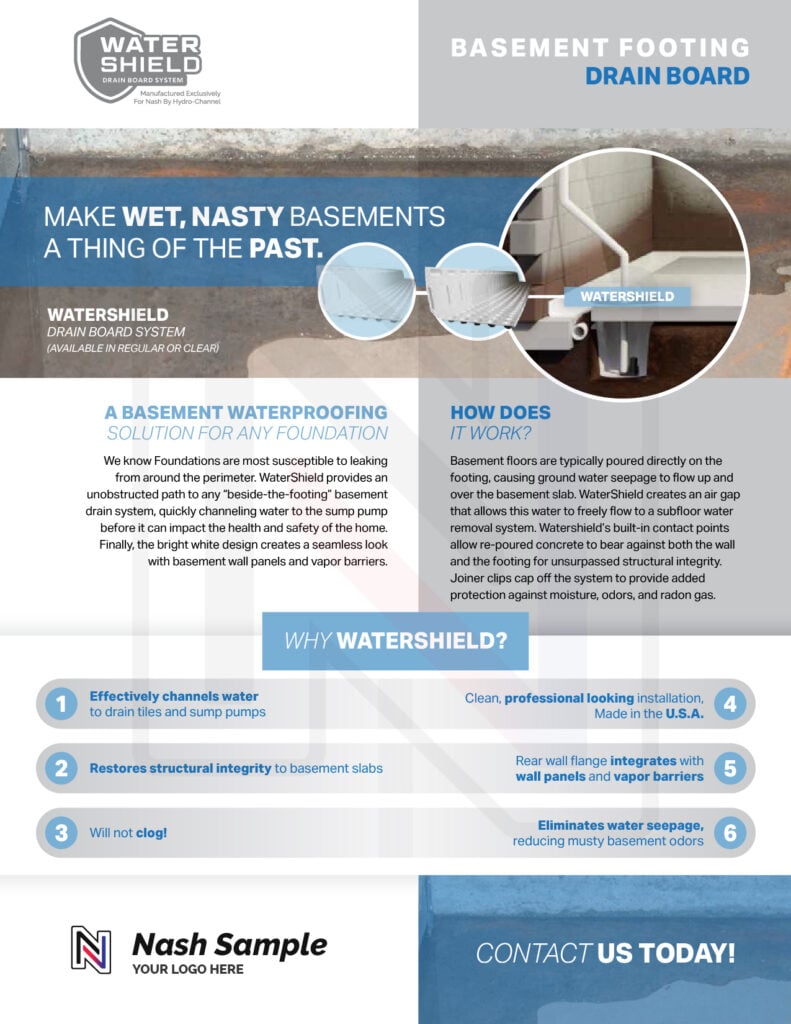 Watershield Sales Sheet image