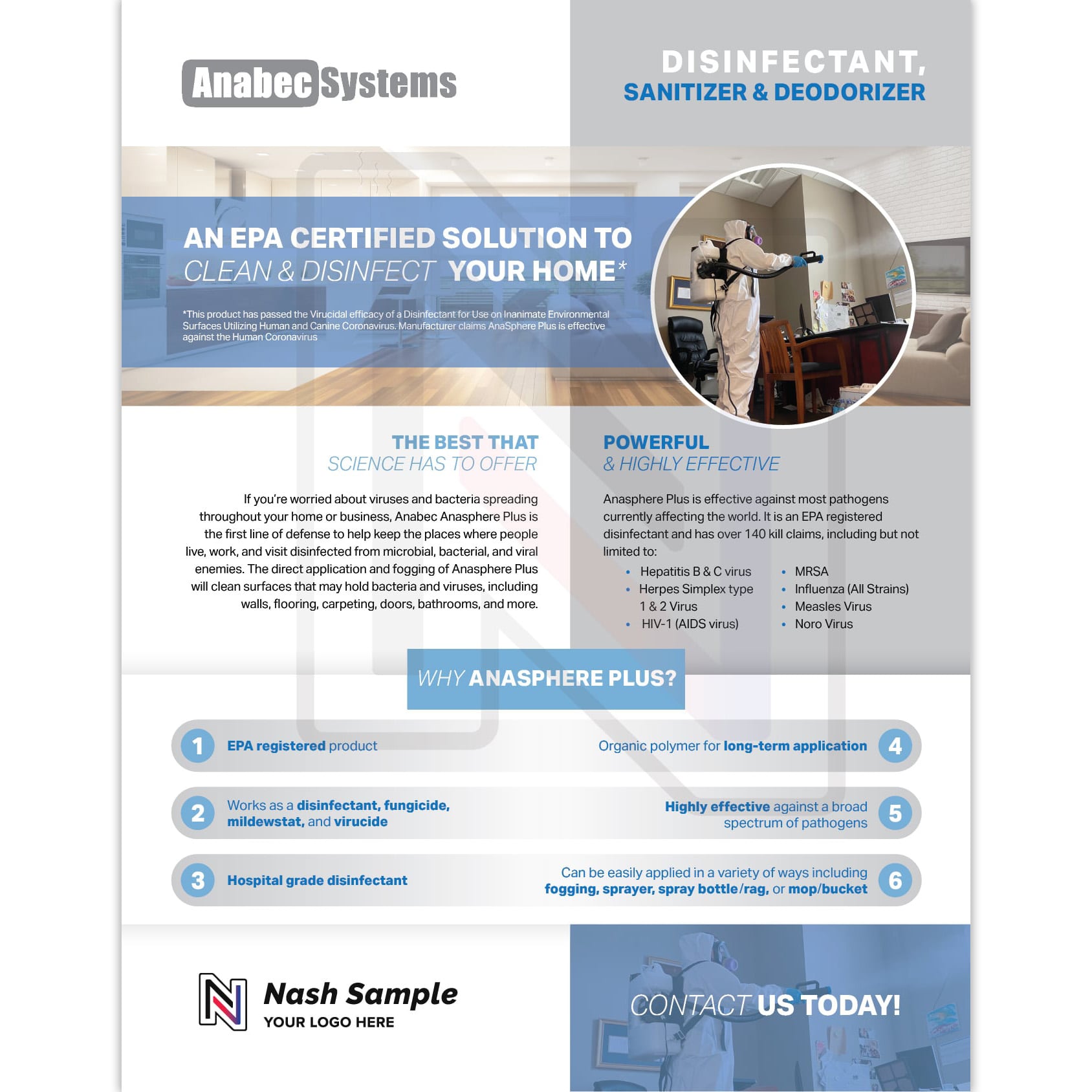 Anasphere Sales Sheet