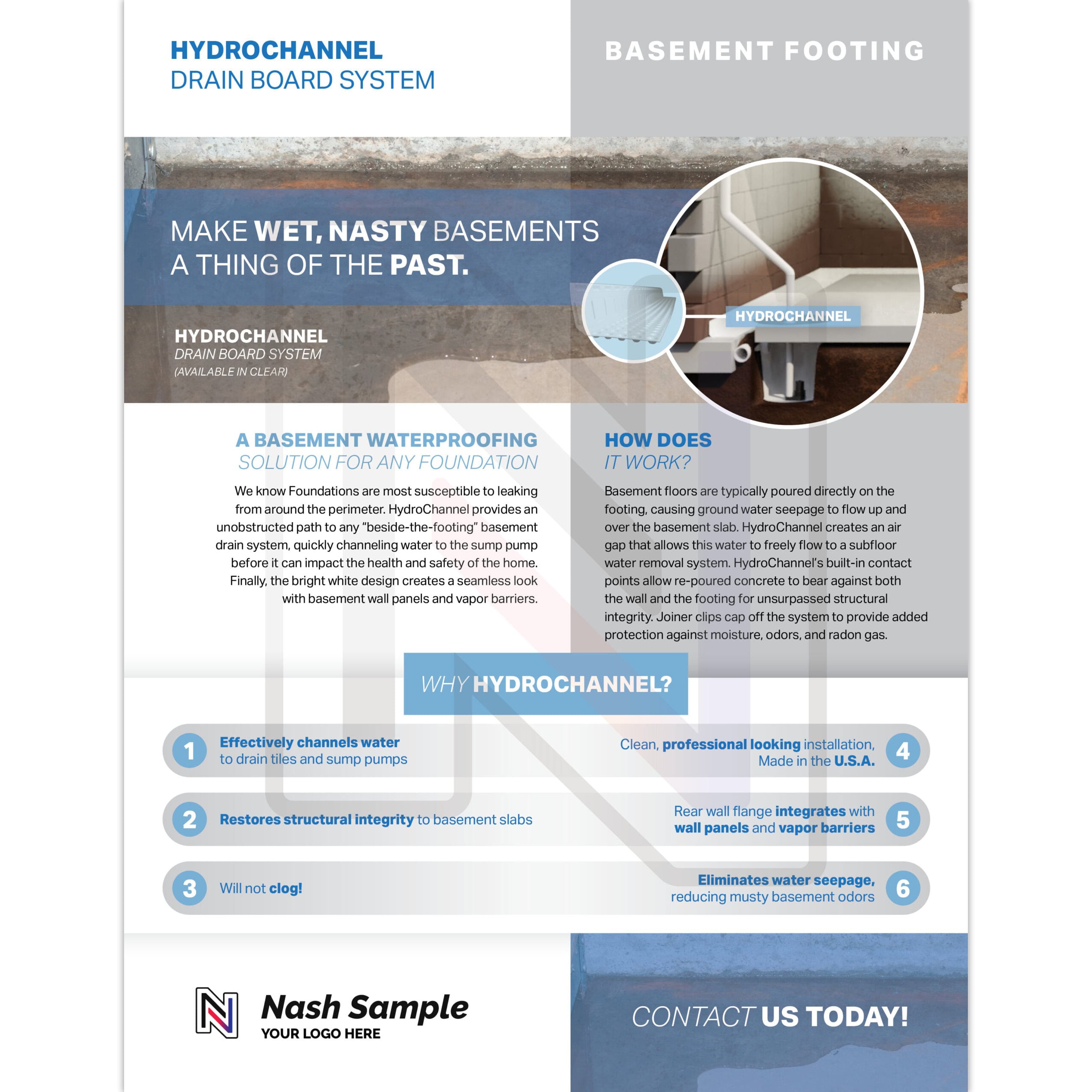 HydroChannel Sales Sheet
