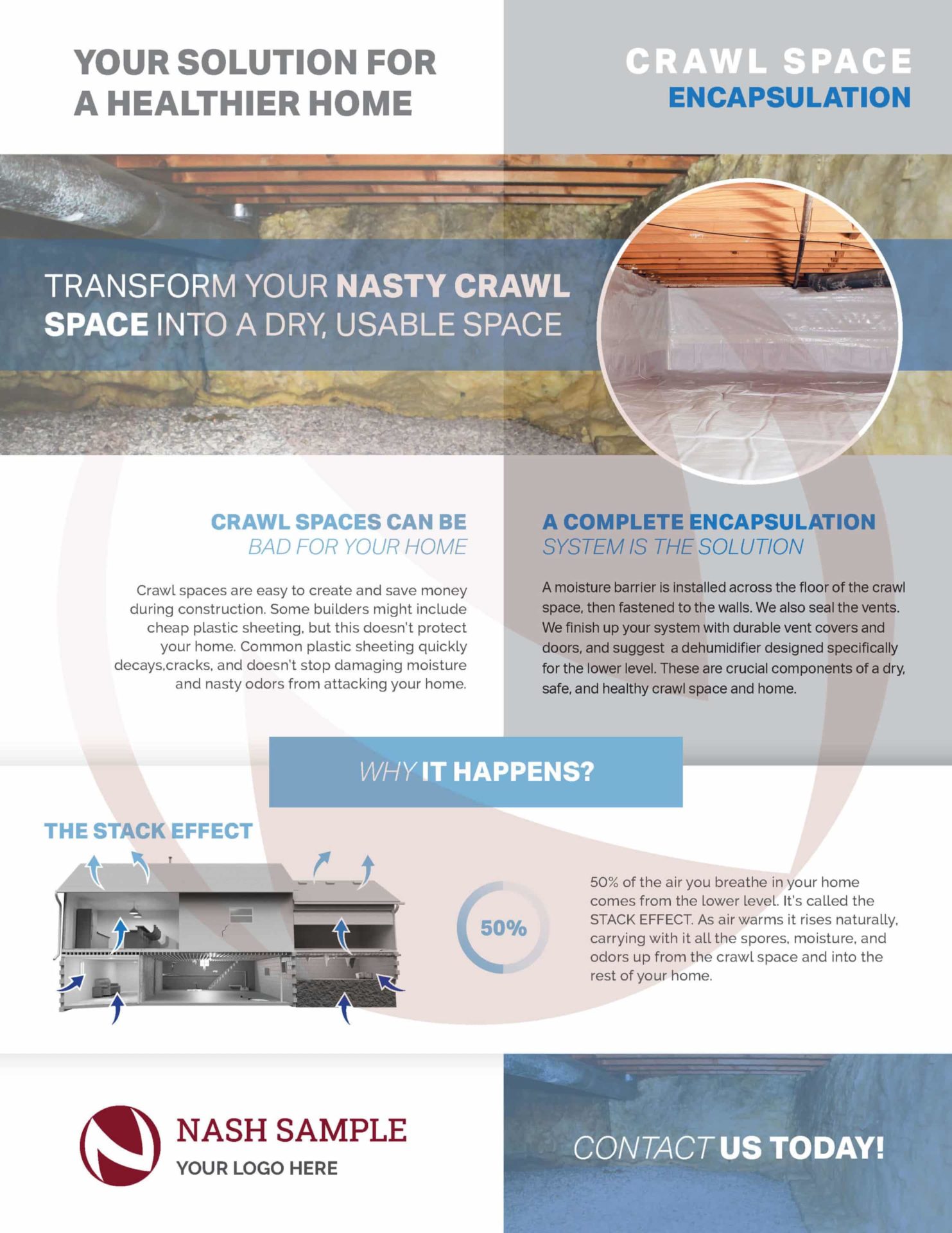 Crawl Space Sales Sheet