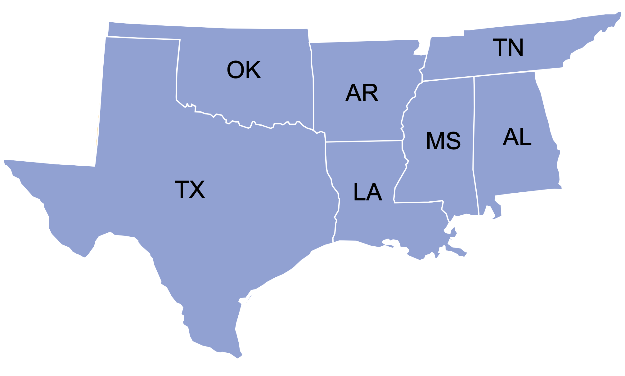 Periwinkle Nash Regional Map