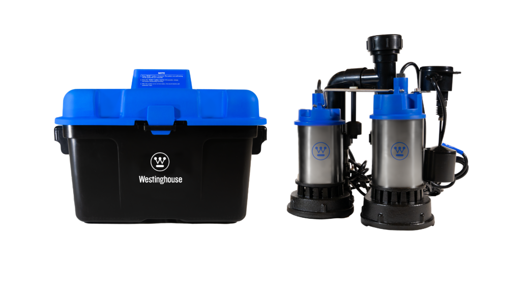 Westinghouse | WH50BBU | 1/2 HP Compact Primary and Battery Backup Pump System image