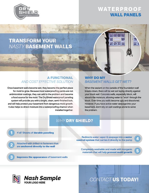 DryShield Sales Sheet image