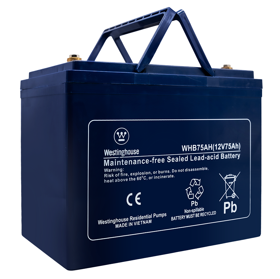 Westinghouse WHB75AH 12V 75 amp Hour Battery Nash Distribution