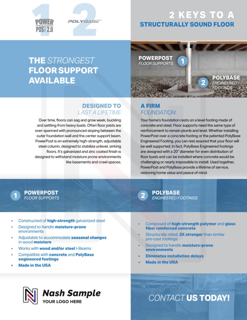 PowerPost 2.0 Sales Sheet image