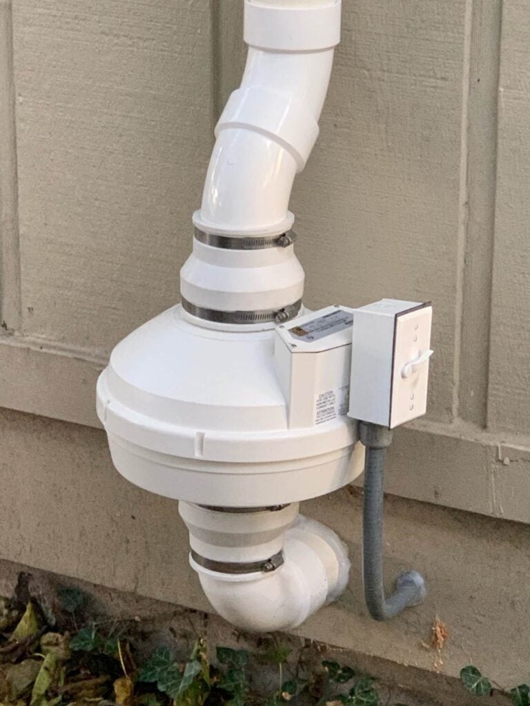 Radon mitigation system